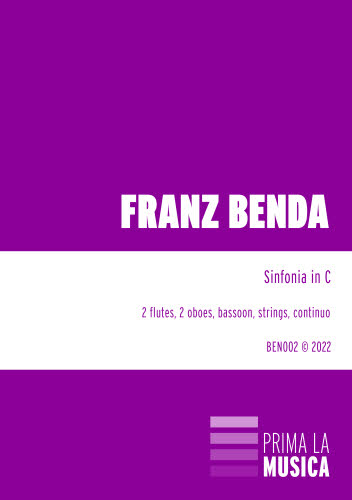 BEN002 Franz Benda: Sinfonia in C