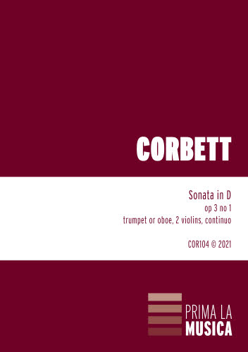 Corbett: Sonata in D, op. 3 no. 4