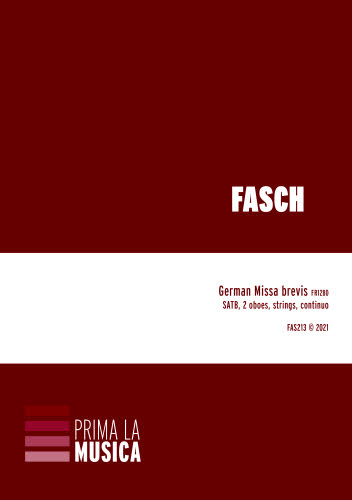 FAS213 Fasch: German Missa brevis