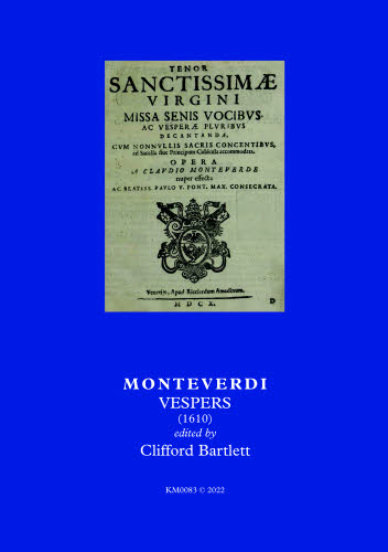 KM0083 Monteverdi: Vespers 1610