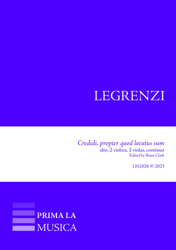 LEG026 Credidi, propter quod locutus sum