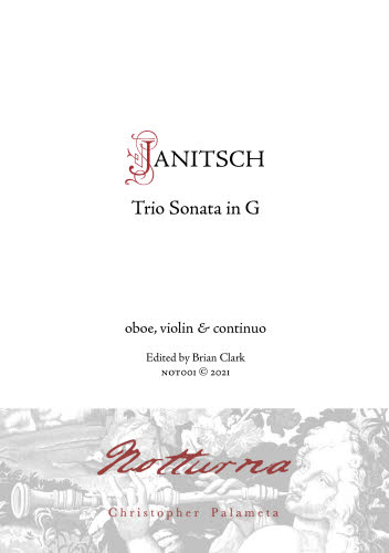 NOT001 Janitsch: Trio Sonata in G